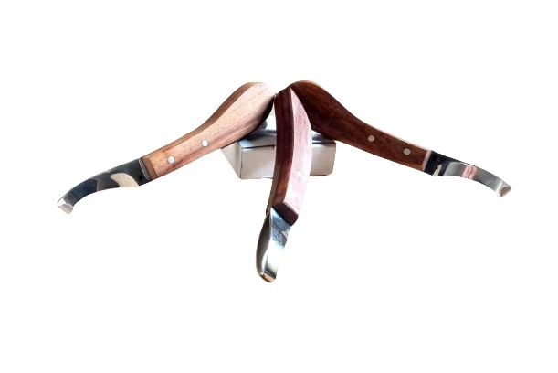 3er Set OmniCaro Hufmesser,gekröpft