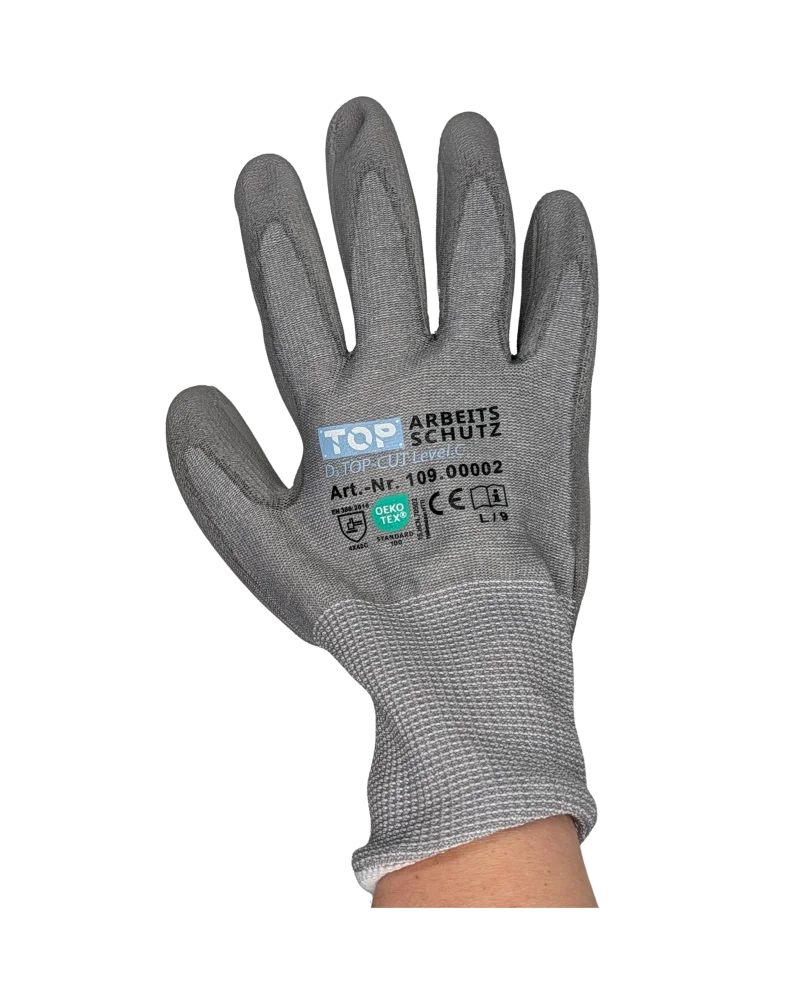 Schnittschutzhandschuhe, 5 Paar, atmungsaktiv, Gr. S