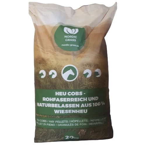 Wiesenheu Cobs aus Schweden, Zucker arm, geprüfte Qualität