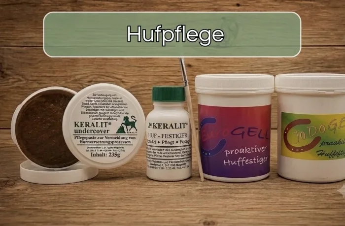 Hufpflegemittel, Hufhygienemittel, Strahlpflege